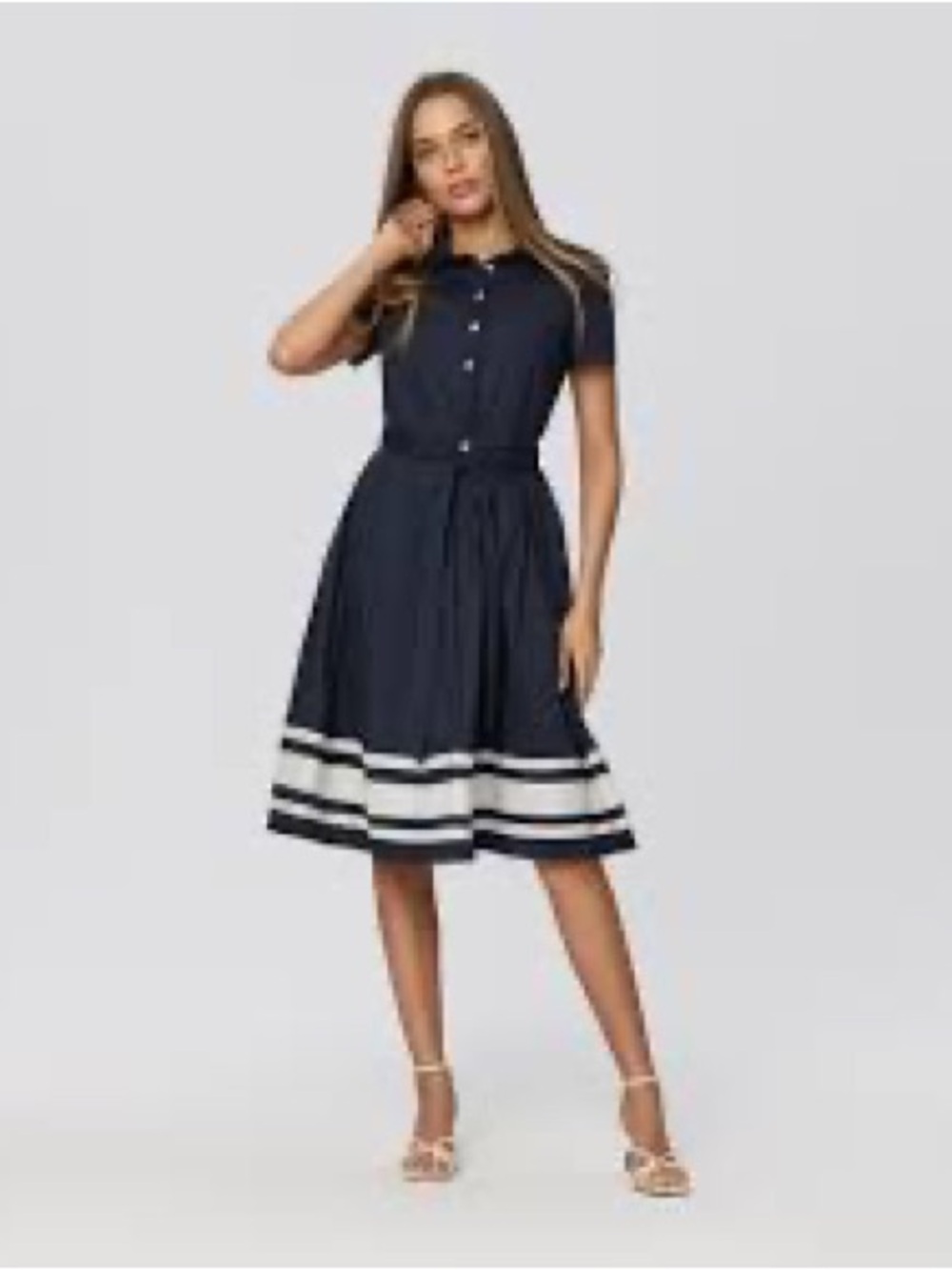 Sweet Miss Women’s Navy Shirtwaist Dress size XL